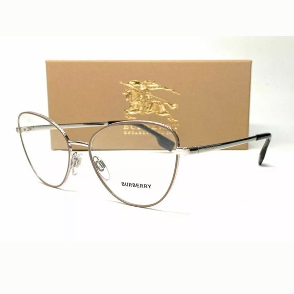 Burberry Women's Silver Cat Eye Eyeglasses! - Picture 1 of 3